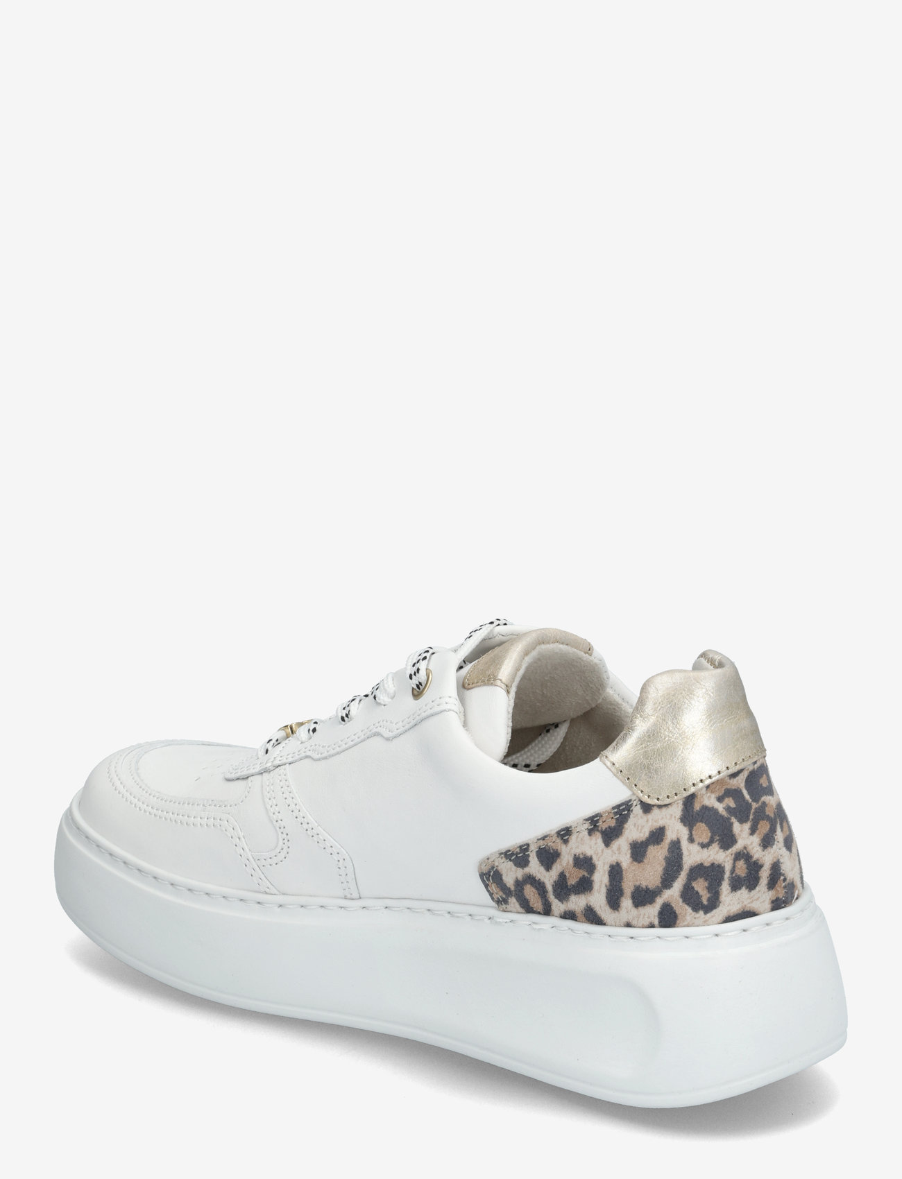 Gabor - Sneaker - niedrige sneakers - white, leopard, gold - 2