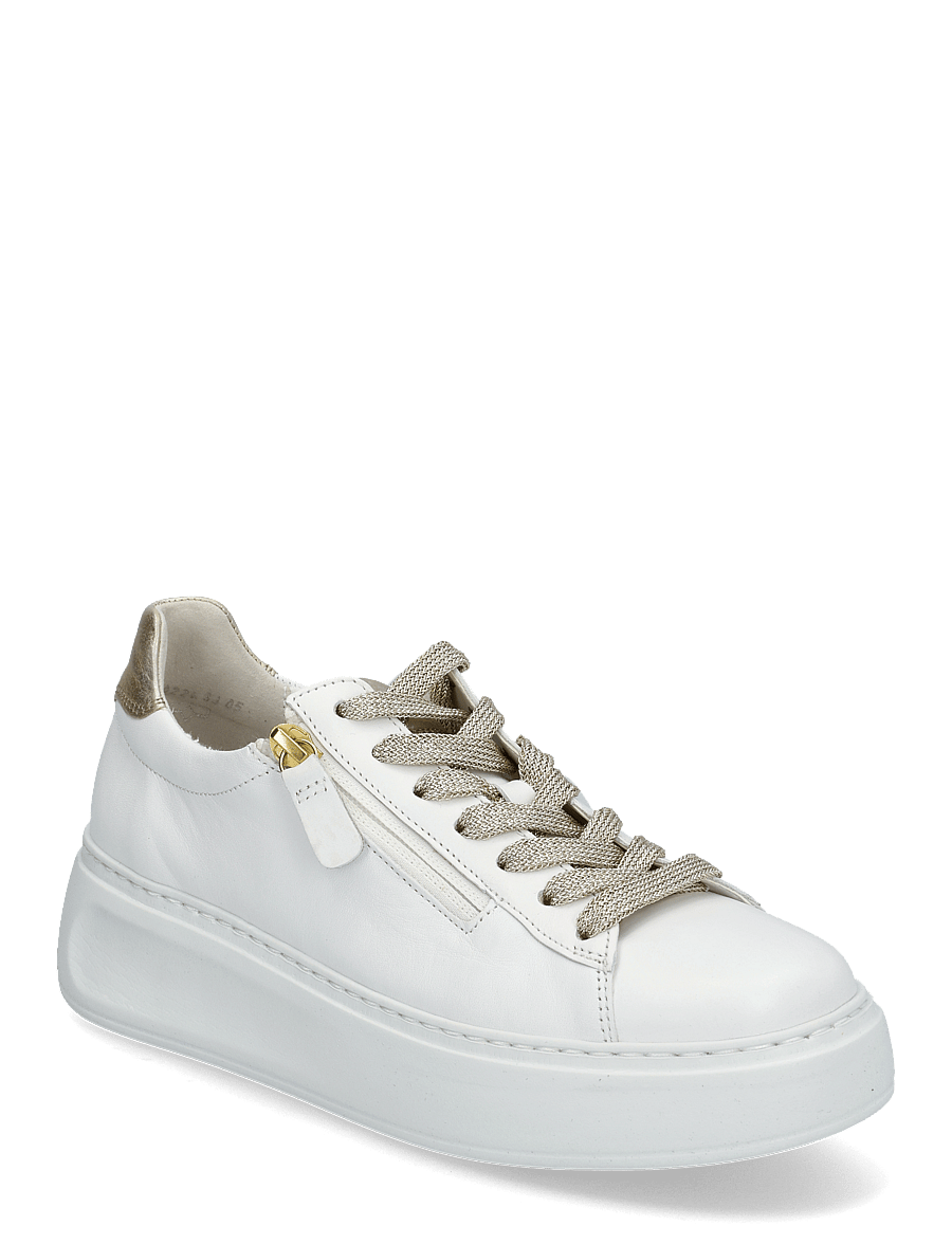 Gabor - Sneaker - white, gold - 0