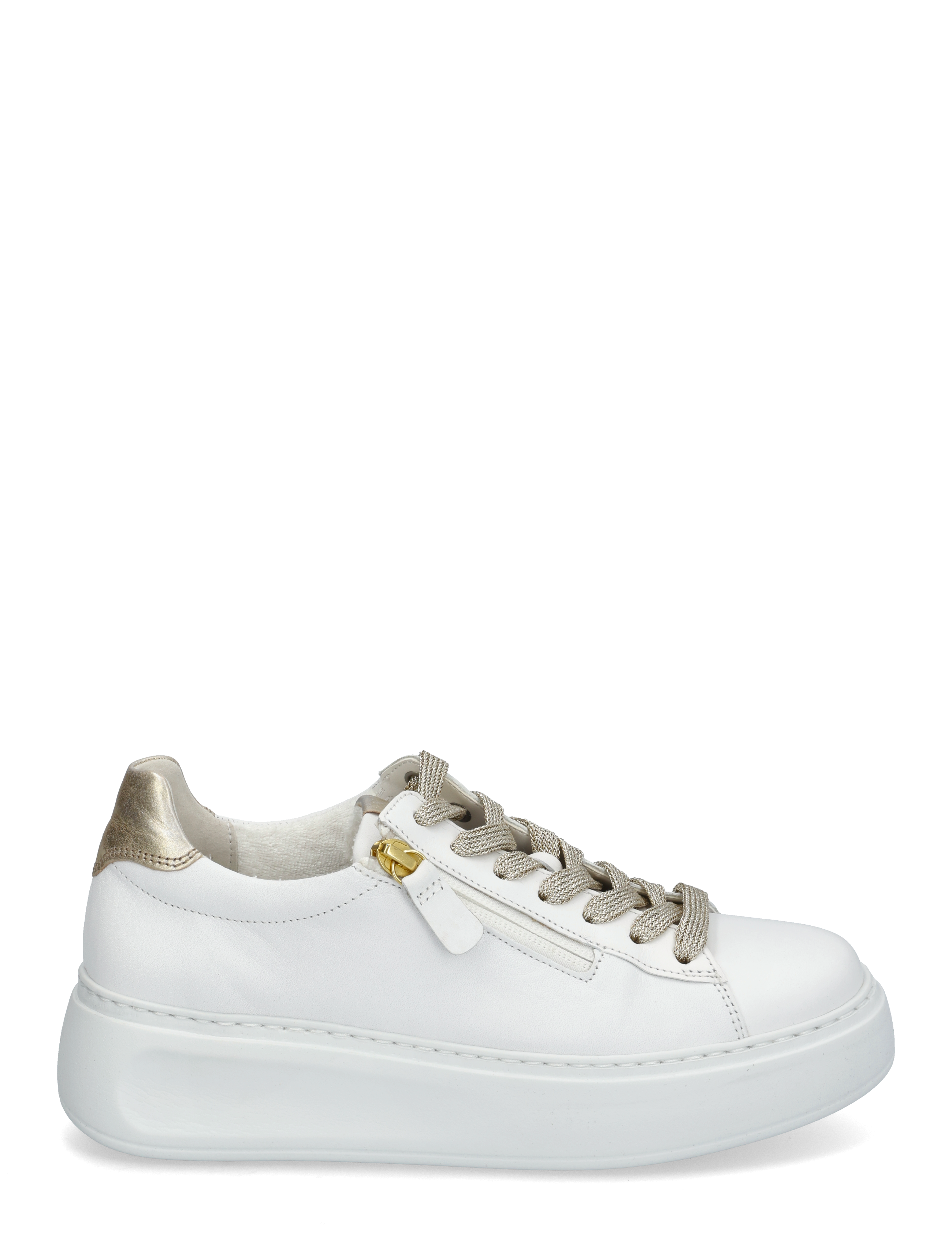 Gabor - Sneaker - white, gold - 1