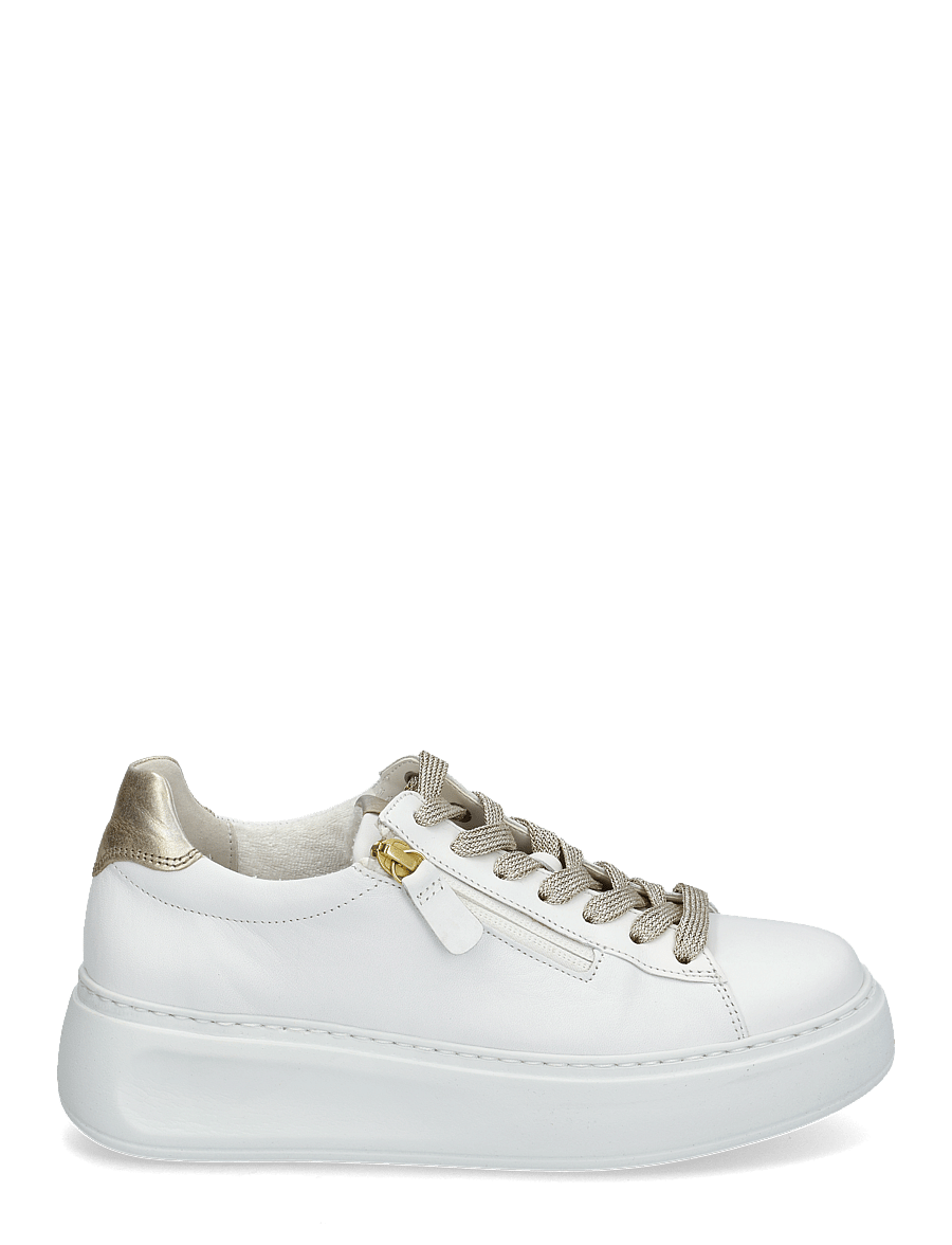 Gabor - Sneaker - white, gold - 1
