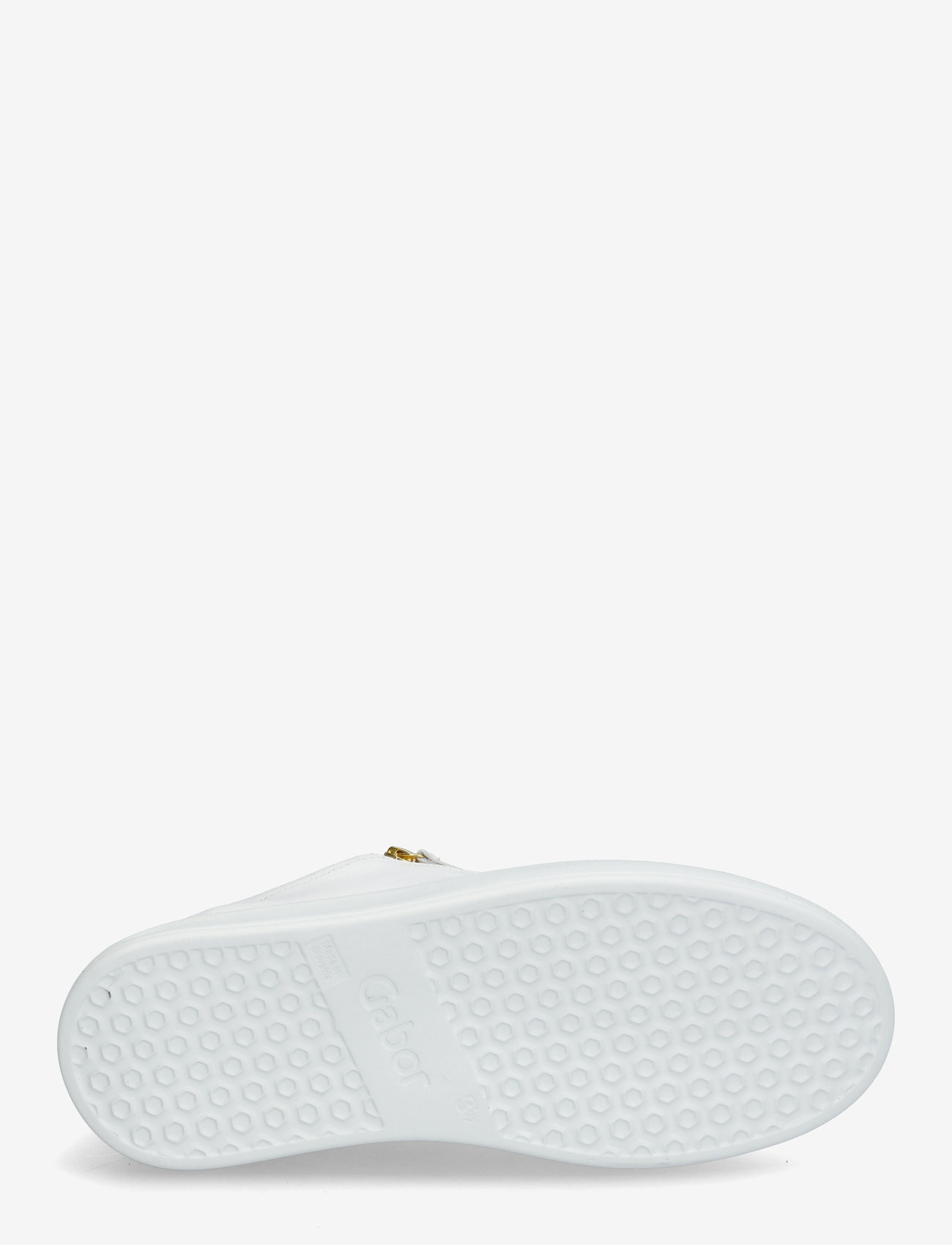 Gabor - Sneaker - niedrige sneakers - white, gold - 4