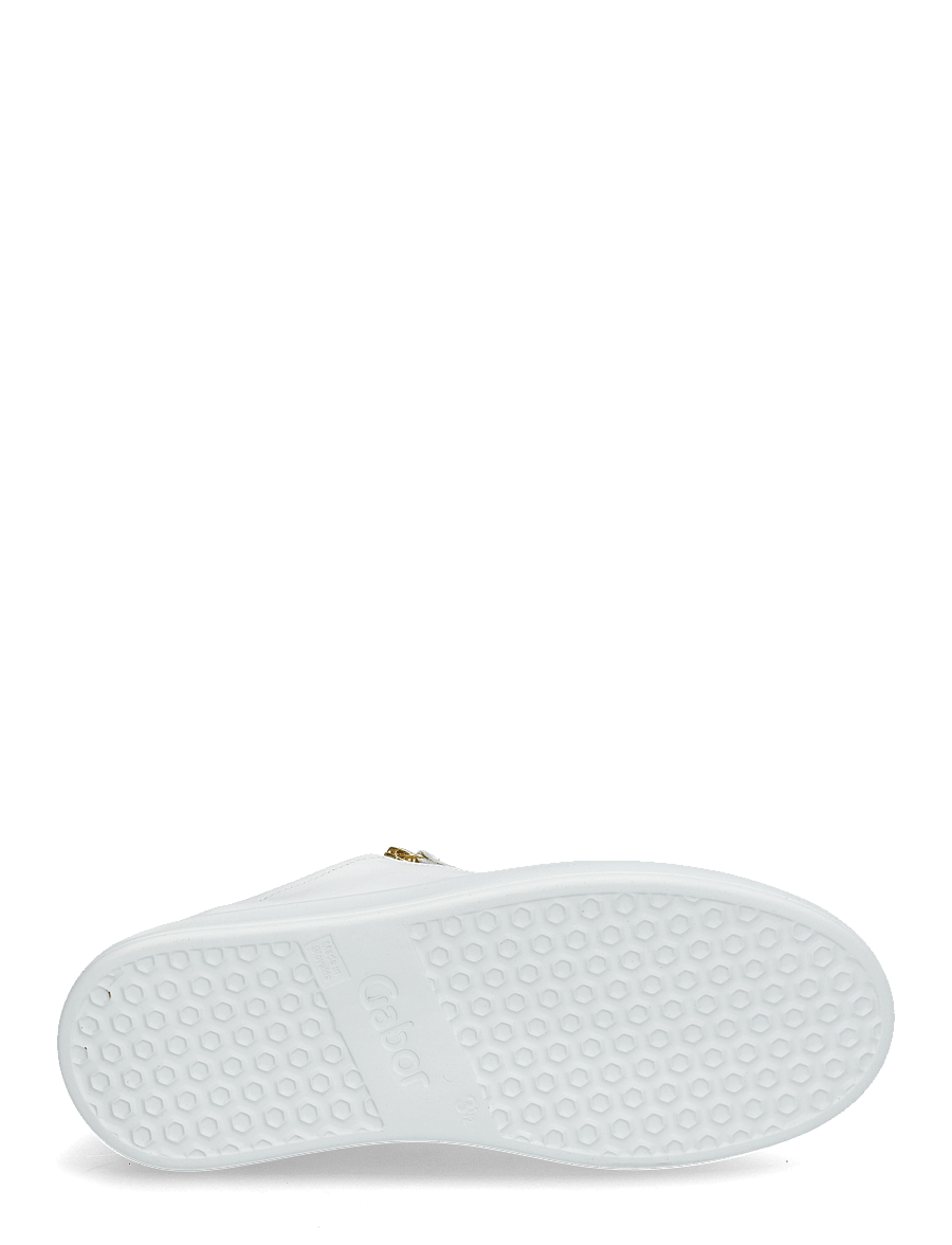 Gabor - Sneaker - white, gold - 4