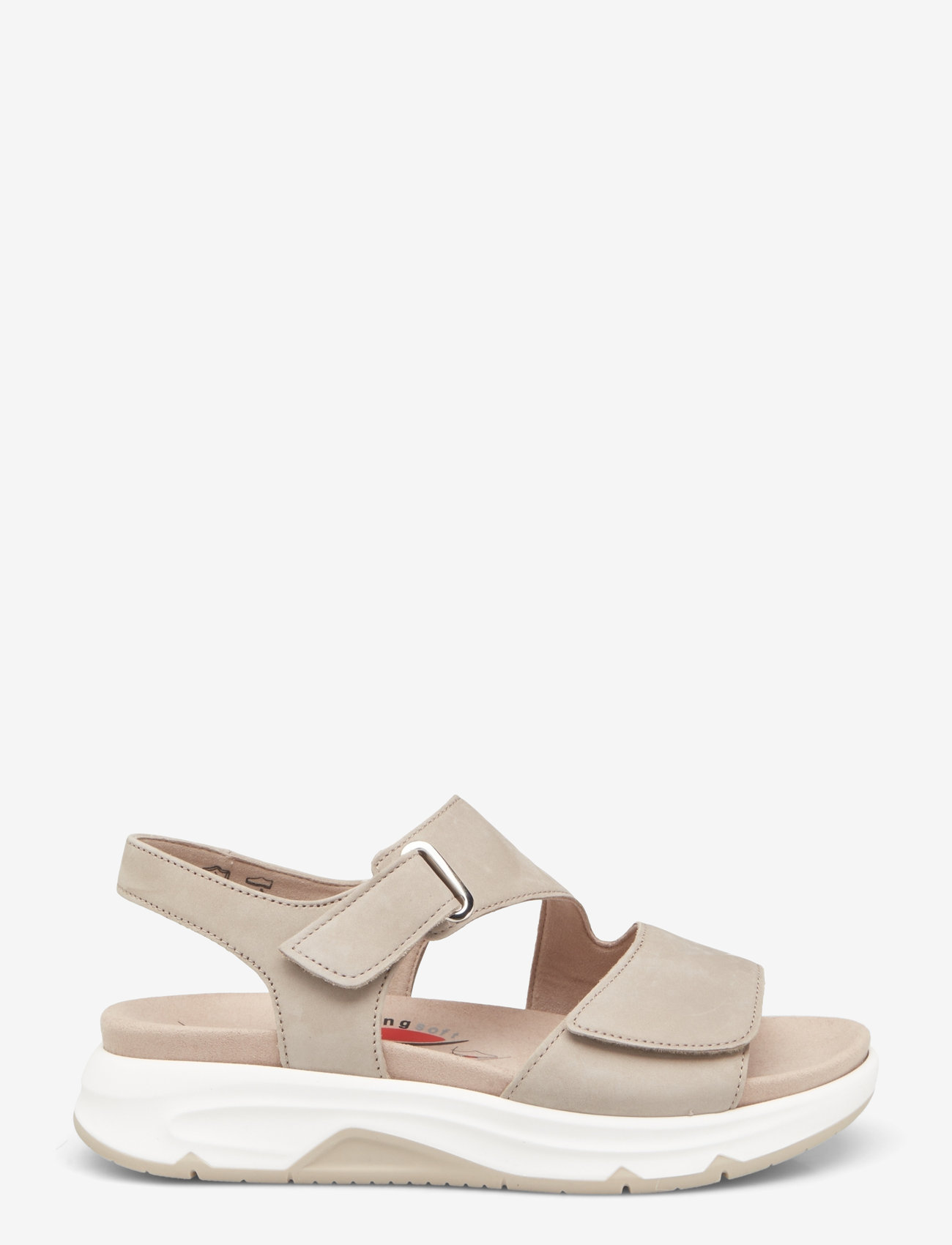 Gabor - rollingsoft sandal - flade sandaler - beige - 1