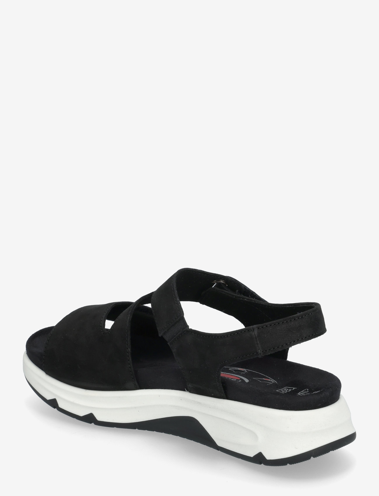 Gabor - rollingsoft sandal - flat sandals - black - 2