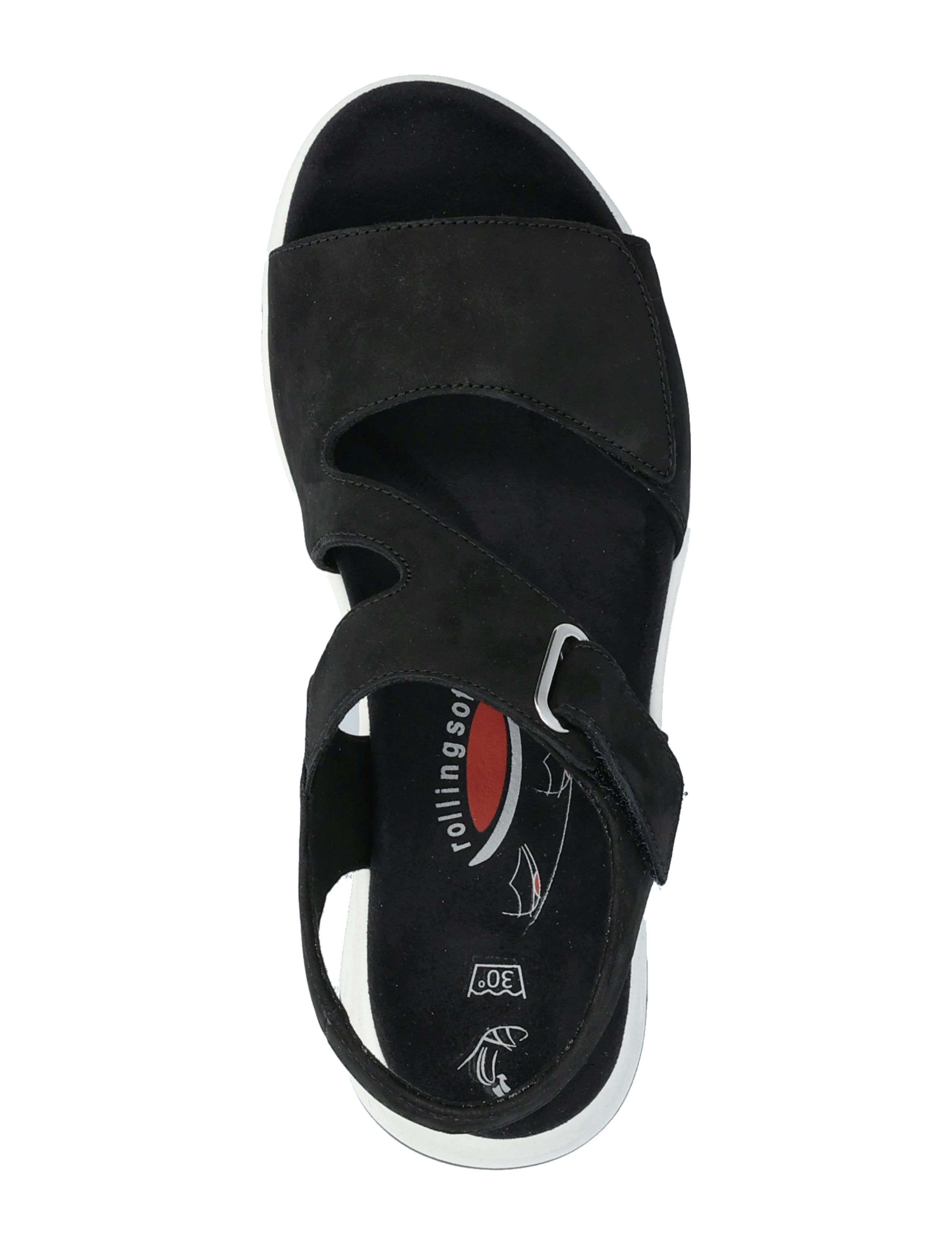 Gabor - rollingsoft sandal - black - 3