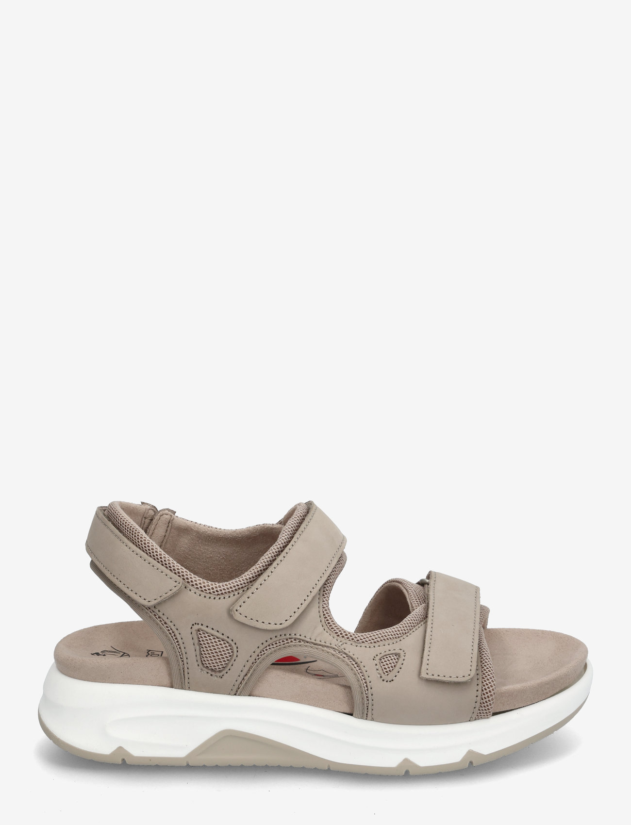 Gabor - rollingsoft sandal - flade sandaler - beige - 1