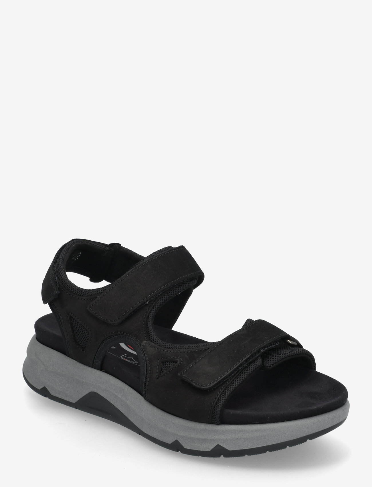Gabor - rollingsoft sandal - flat sandals - black - 0