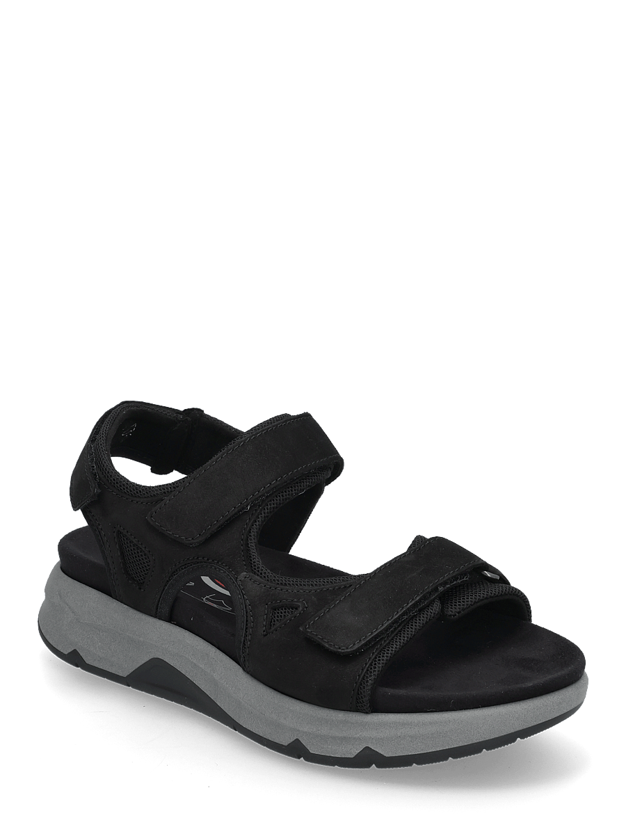 Gabor - rollingsoft sandal - kontsata sandaalid - black - 0