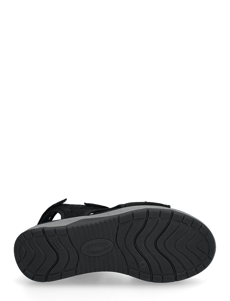 Gabor - rollingsoft sandal - flade sandaler - black - 4