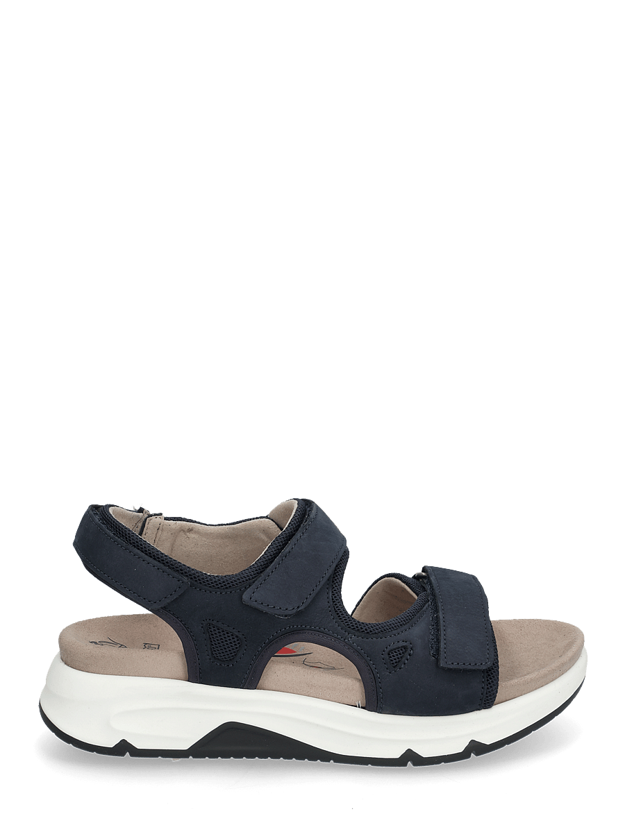 Gabor - rollingsoft sandal - flache sandalen - blue - 1