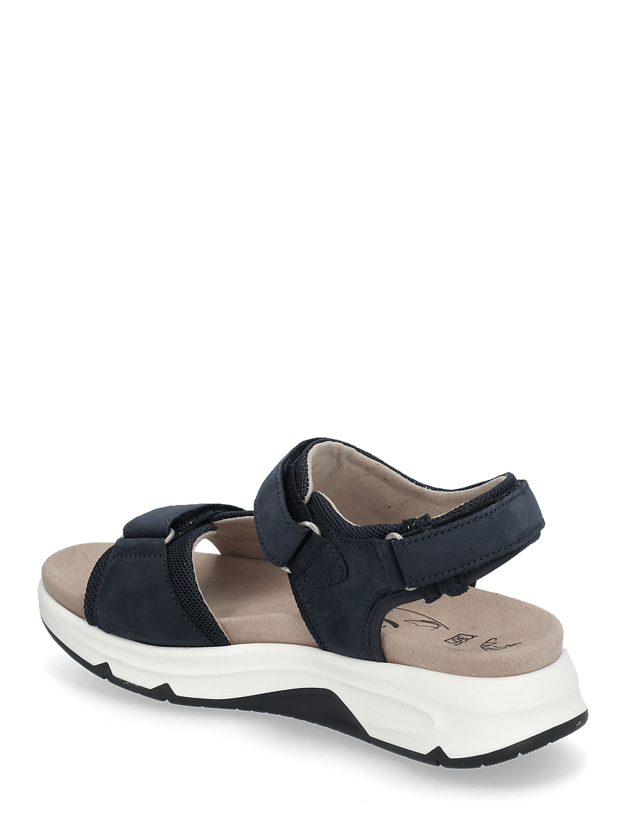 Gabor - rollingsoft sandal - flache sandalen - blue - 2