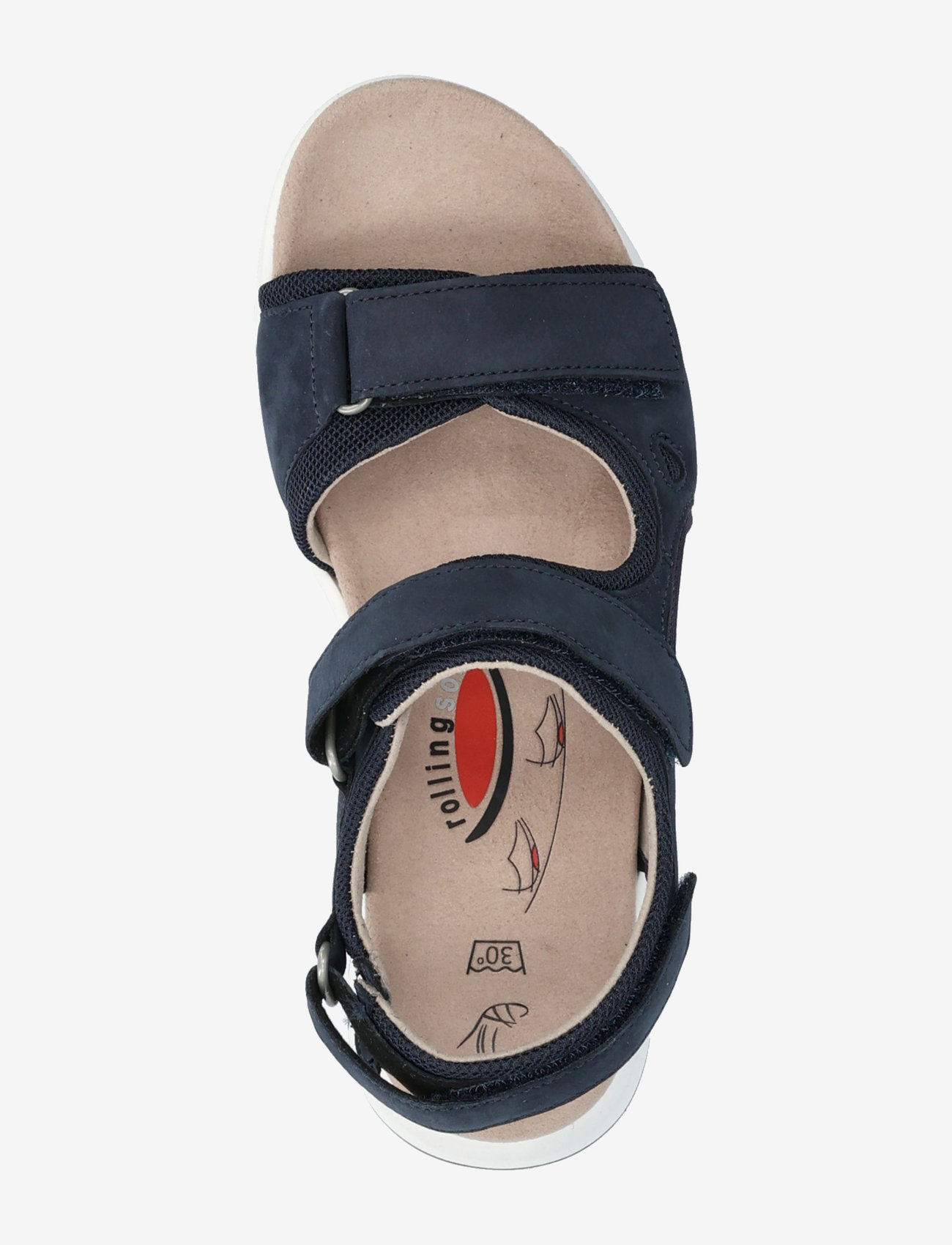 Gabor - rollingsoft sandal - kontsata sandaalid - blue - 3