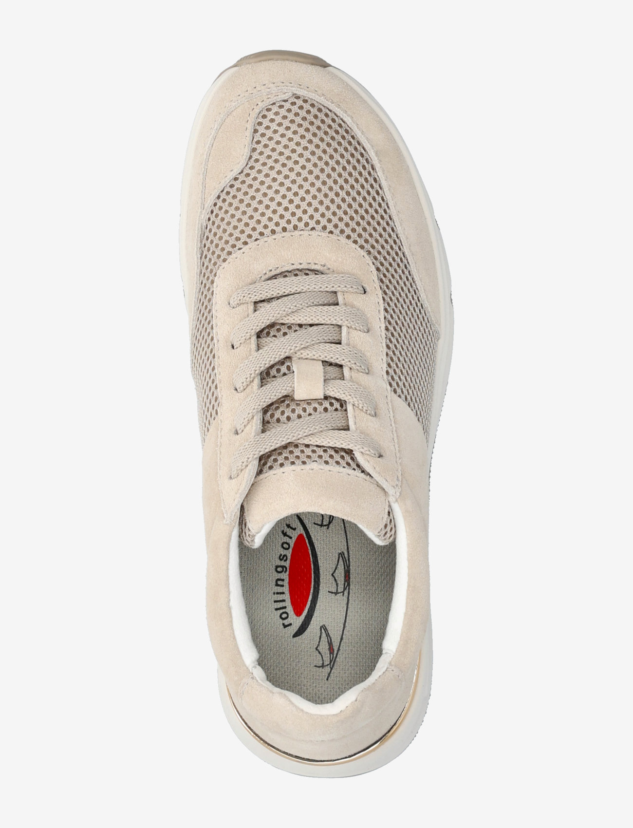 Gabor - rollingsoft sneaker - sand - 3