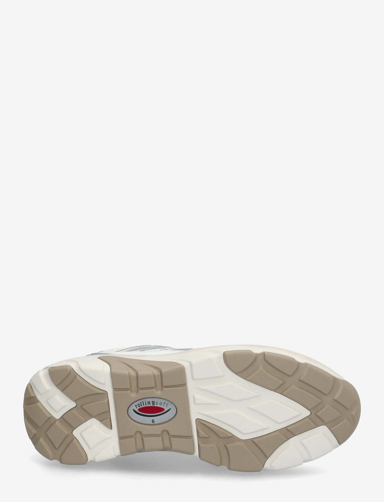 Gabor - rollingsoft sneaker - low top sneakers - white, silver, gold - 4