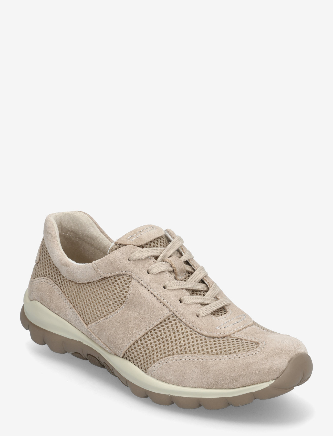 Gabor - rollingsoft sneaker - matalavartiset tennarit - sand - 0