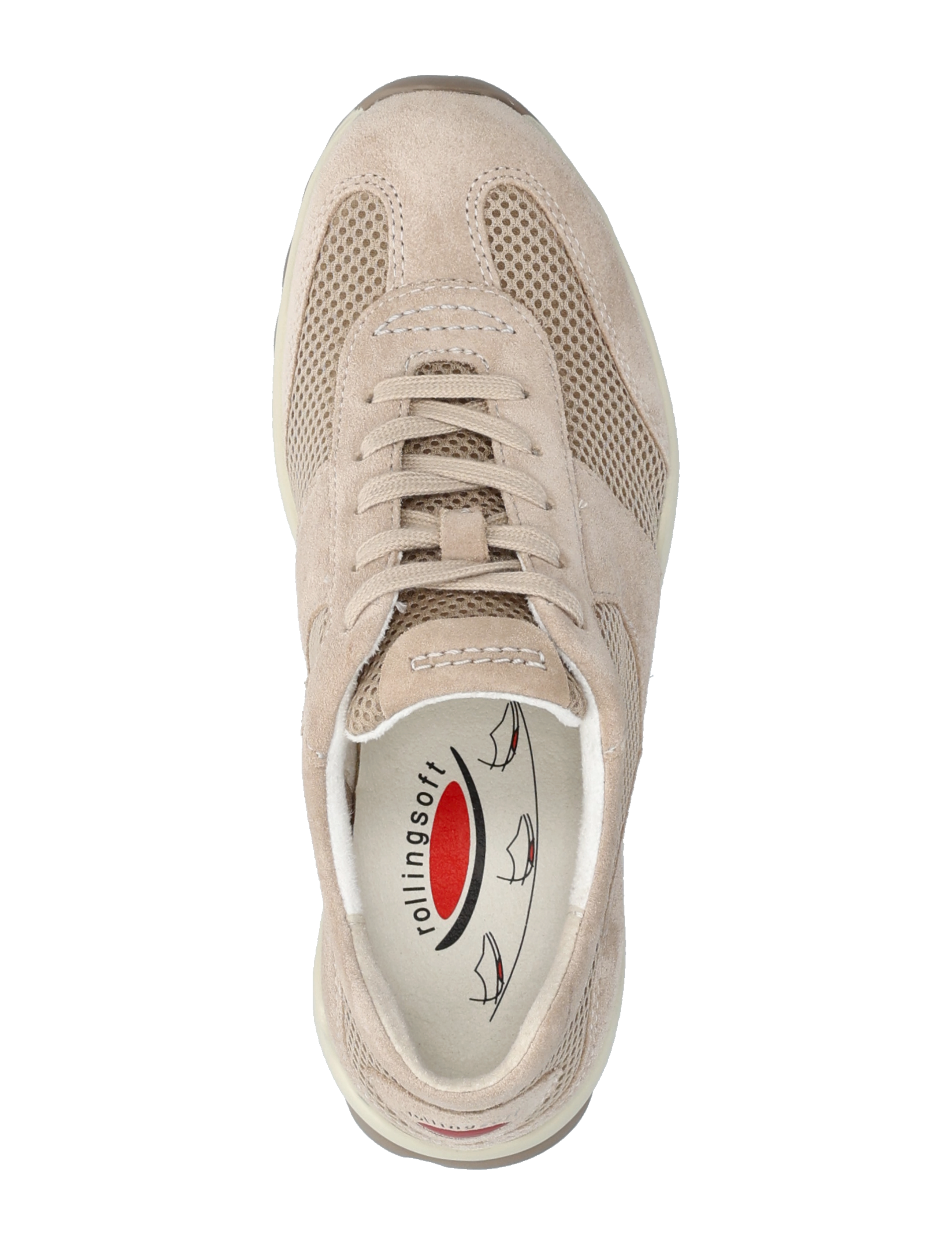 Gabor - rollingsoft sneaker - sand - 3