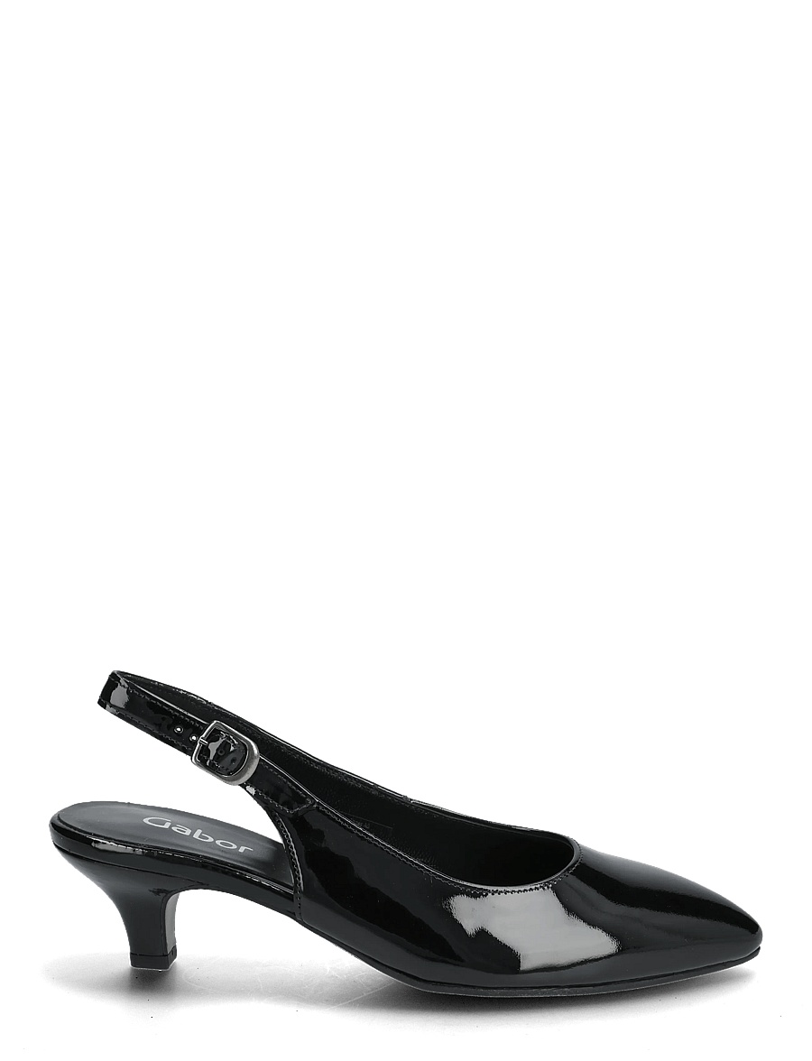 Gabor - Slingback - slingbacks mit absatz - black - 1