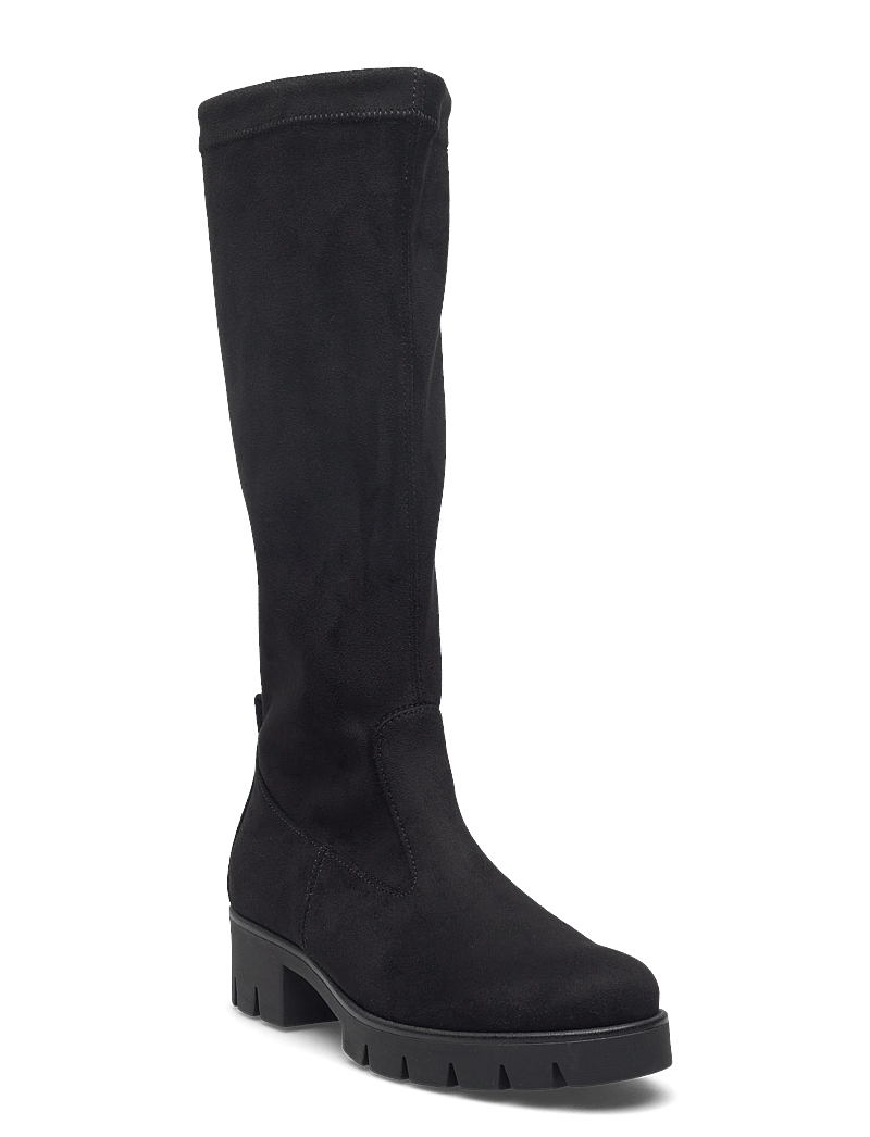 Gabor - Stretch boot - knähöga stövlar - black - 0