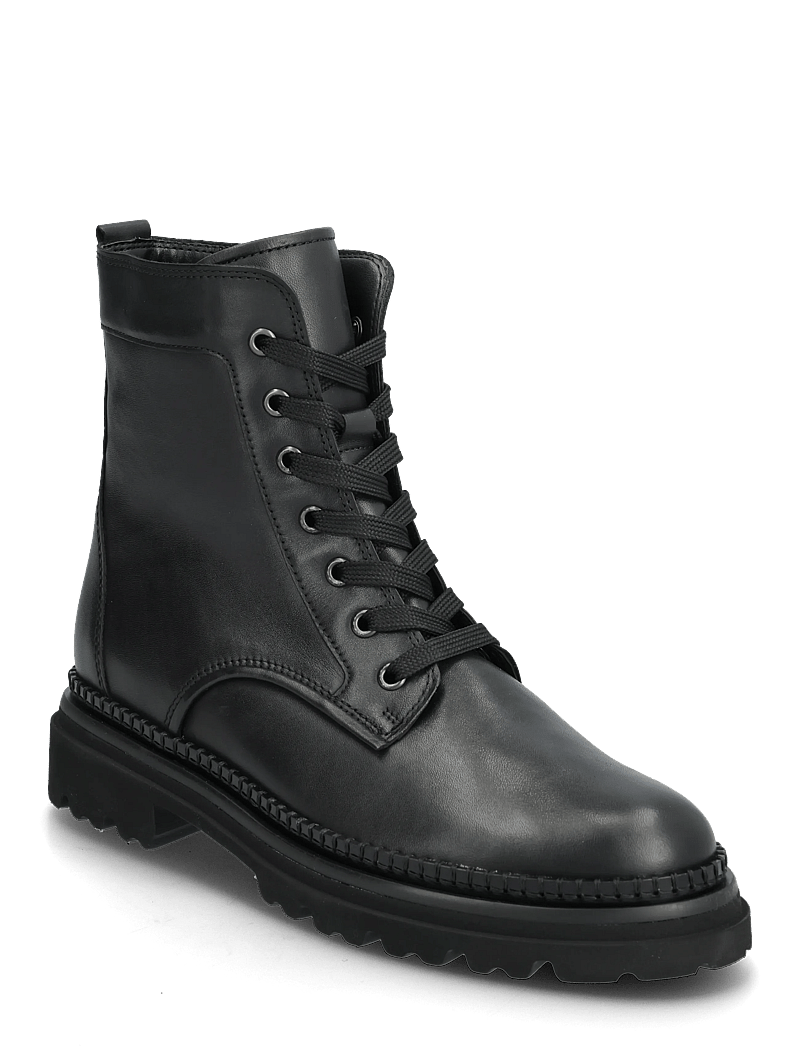 Gabor - Laced ankle boot - platta ankelboots - black - 0