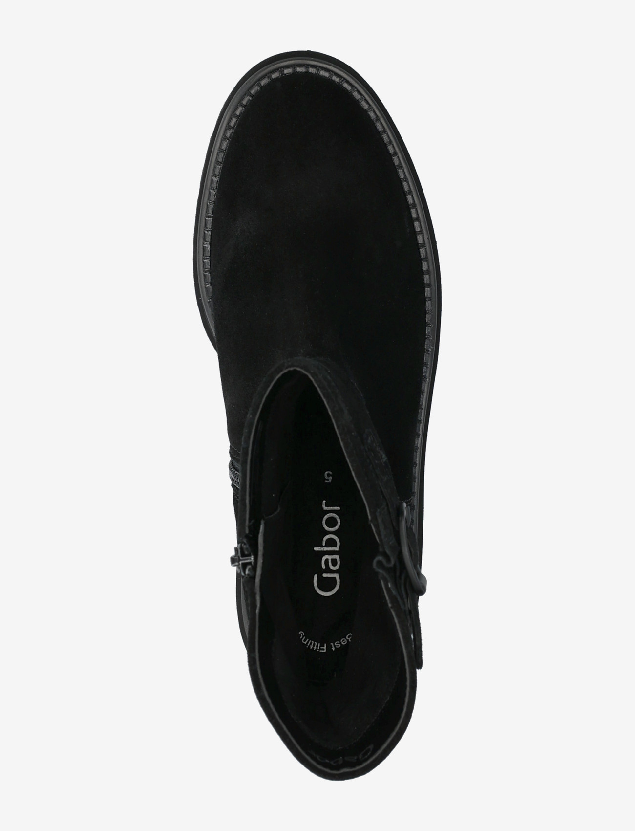 Gabor - Ankle boot - flache stiefeletten - black - 3