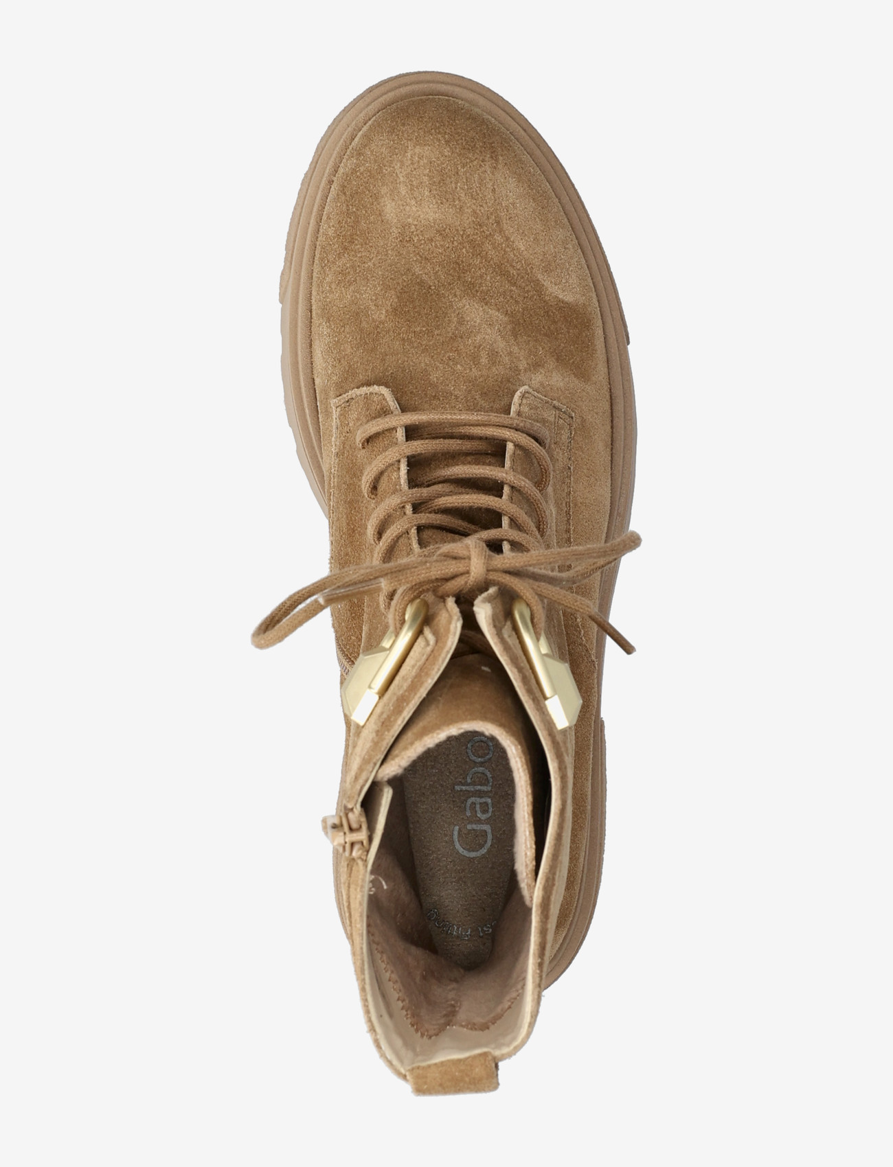 Gabor - Laced ankle boot - suvarstomi aulinukai - camel - 3