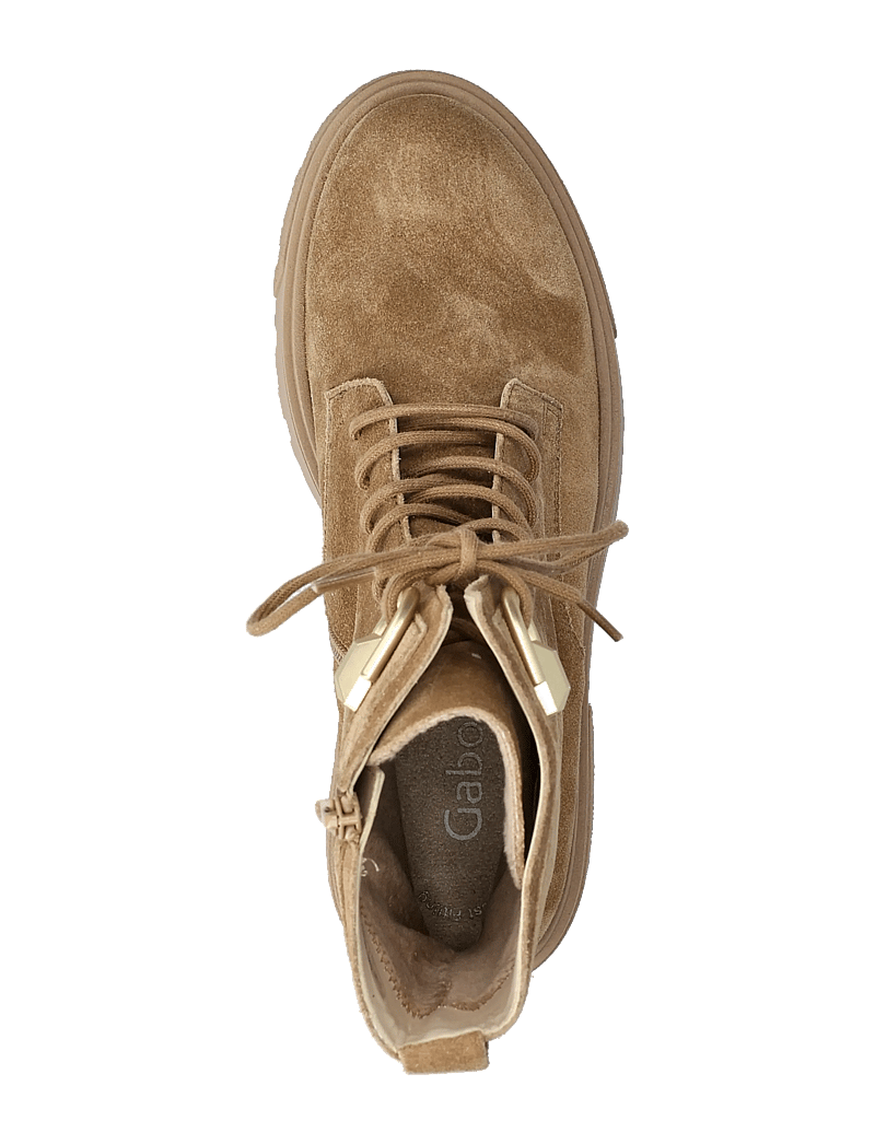 Gabor - Laced ankle boot - snørestøvler - camel - 3