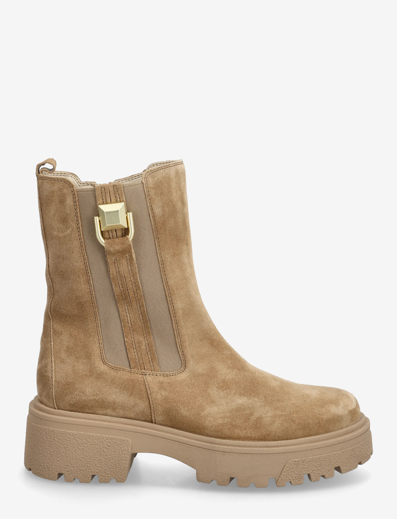 Gabor - Chelsea - platta ankelboots - camel - 1
