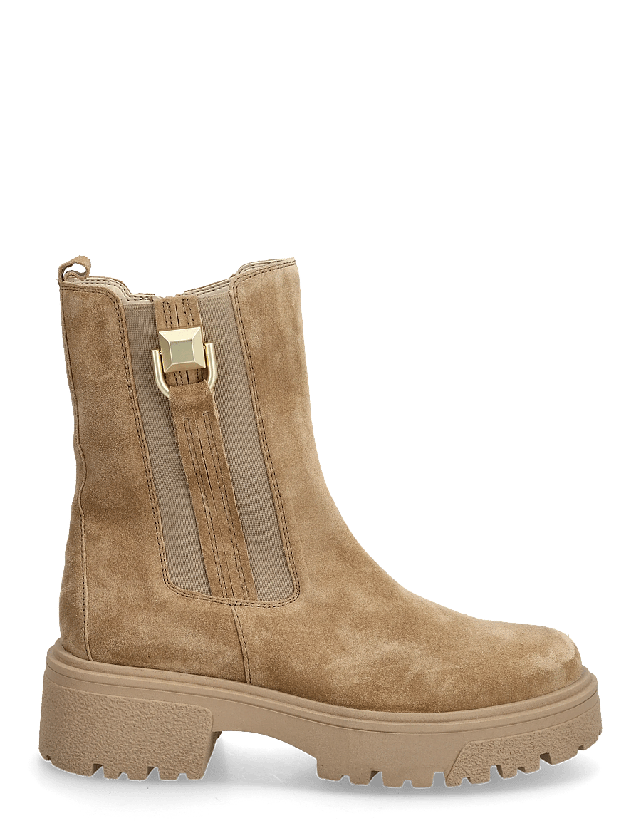 Gabor - Chelsea - platta ankelboots - camel - 1