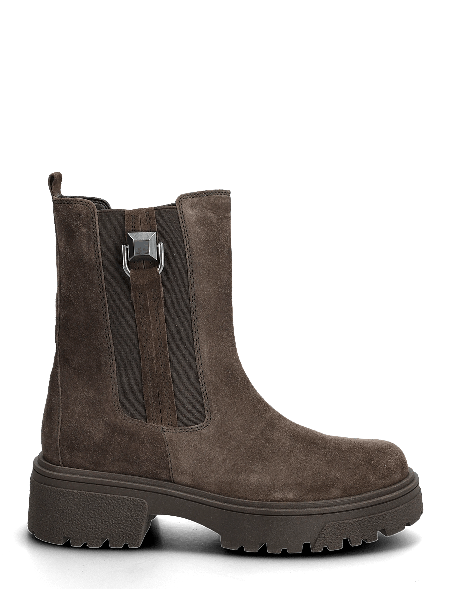 Gabor - Chelsea - platta ankelboots - dark brown - 1
