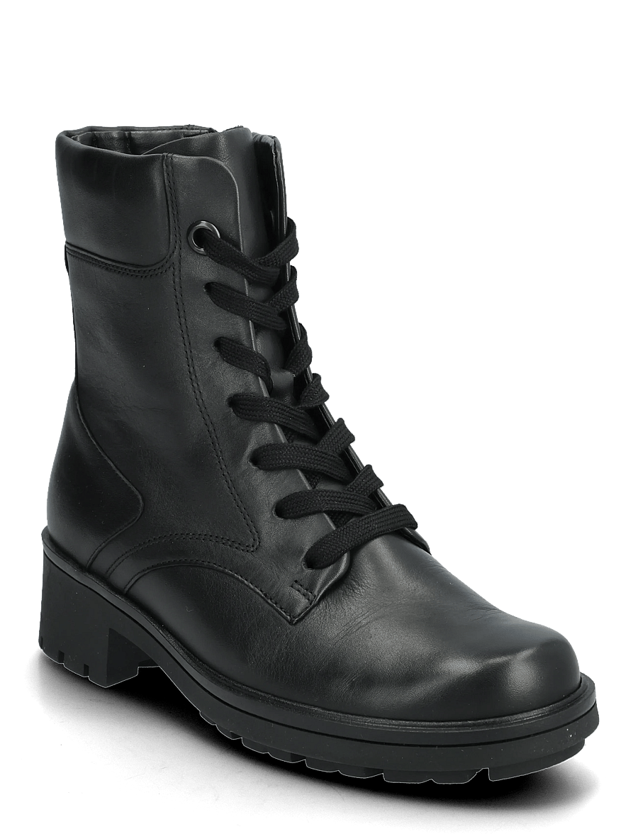 Gabor - Laced ankle boot - stiefeletten mit absatz - black - 0