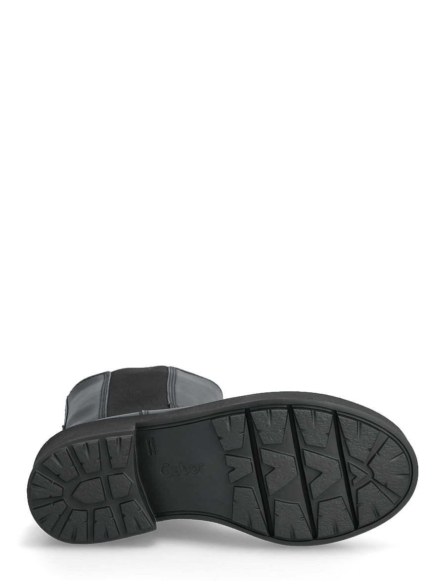 Gabor - Mid chelsea - platta ankelboots - black - 4