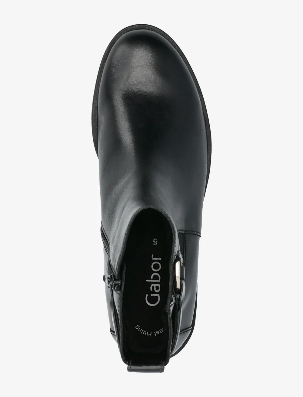 Gabor - Chelsea - platta ankelboots - black - 3