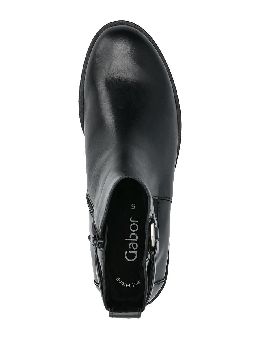 Gabor - Chelsea - flade ankelstøvler - black - 3