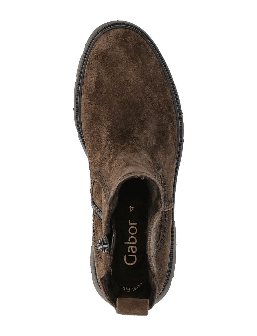 Gabor - Chelsea - flade ankelstøvler - dark brown - 3