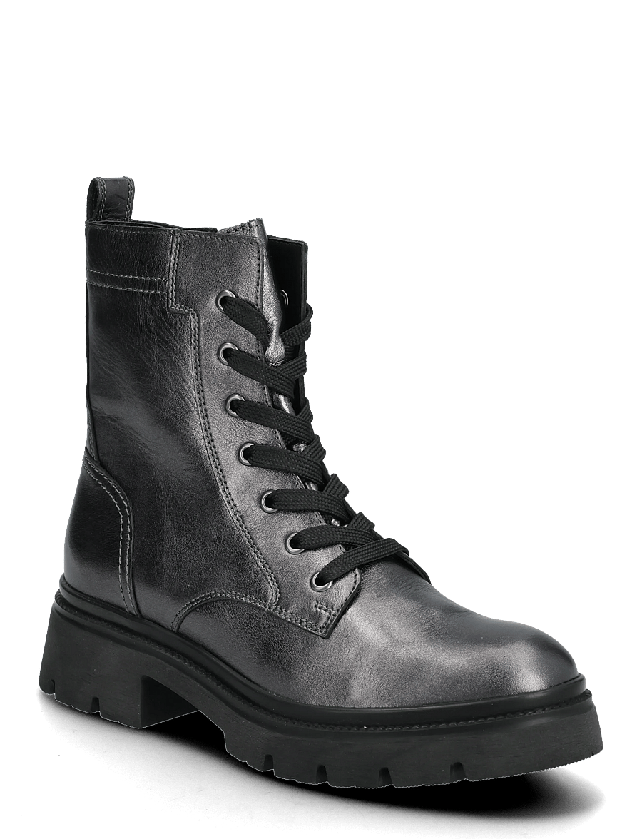 Gabor - Laced ankle boot - bottes lacées - dark silver - 0