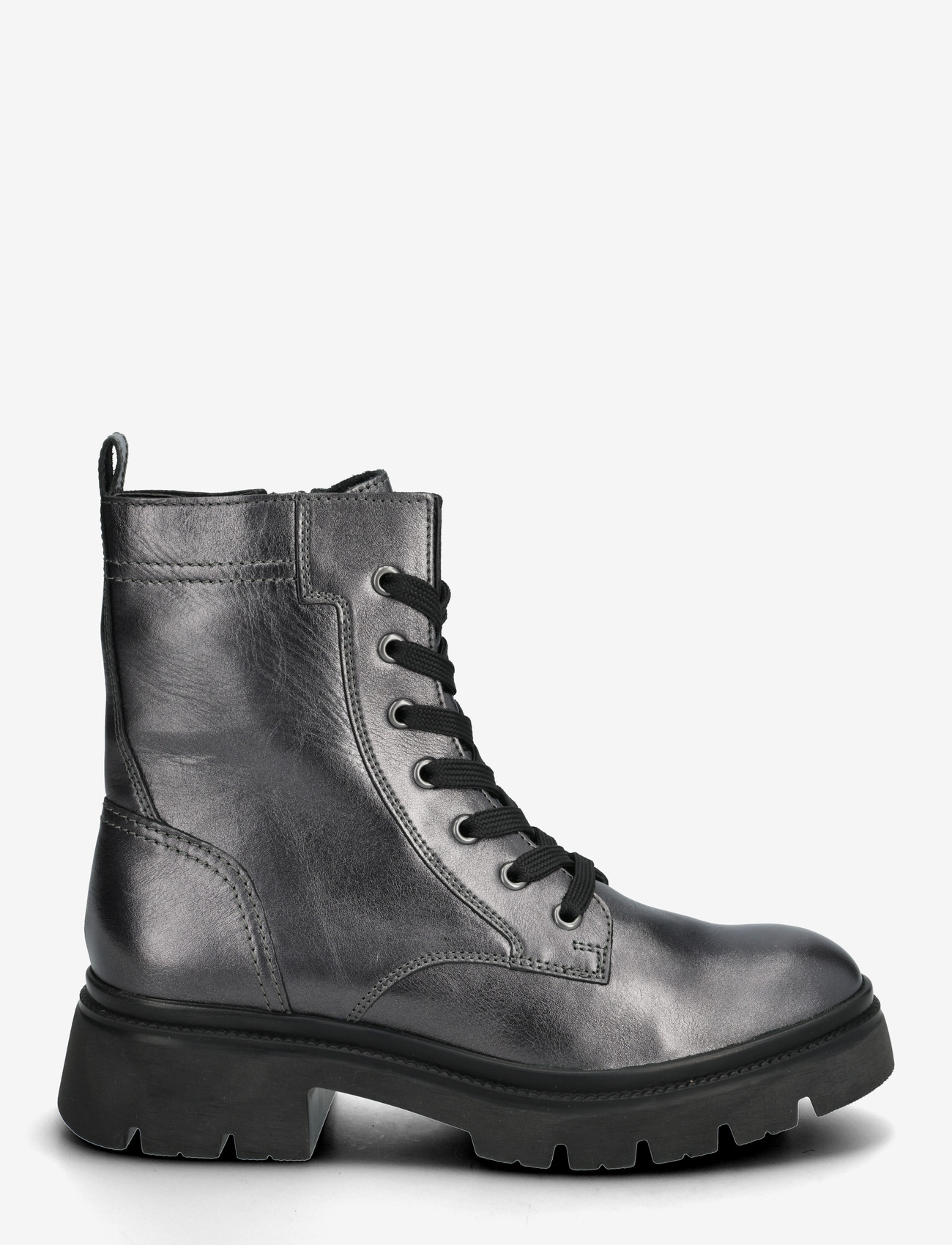 Gabor - Laced ankle boot - paeltega saapad - dark silver - 1