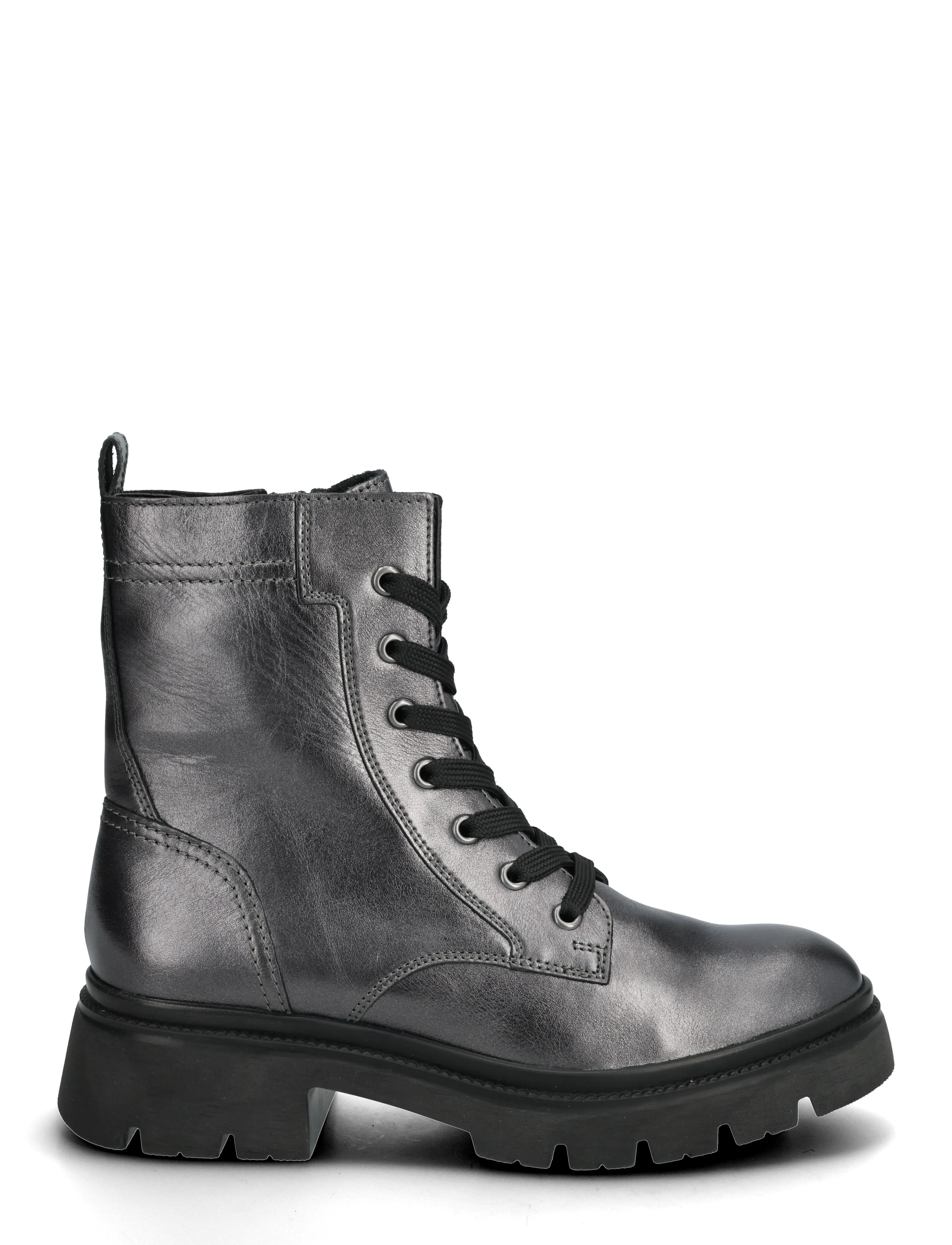 Gabor - Laced ankle boot - bottes lacées - dark silver - 1