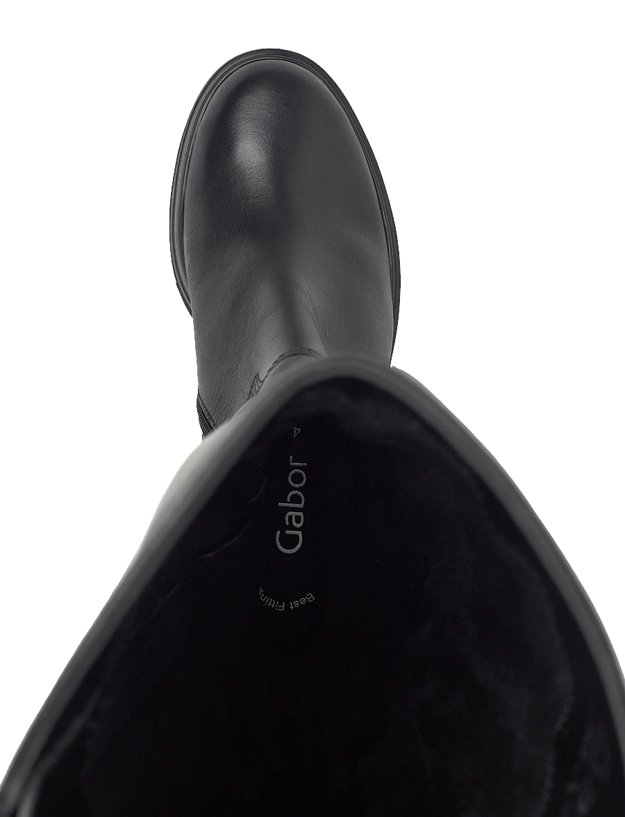 Gabor - Boot - knähöga stövlar - black - 3