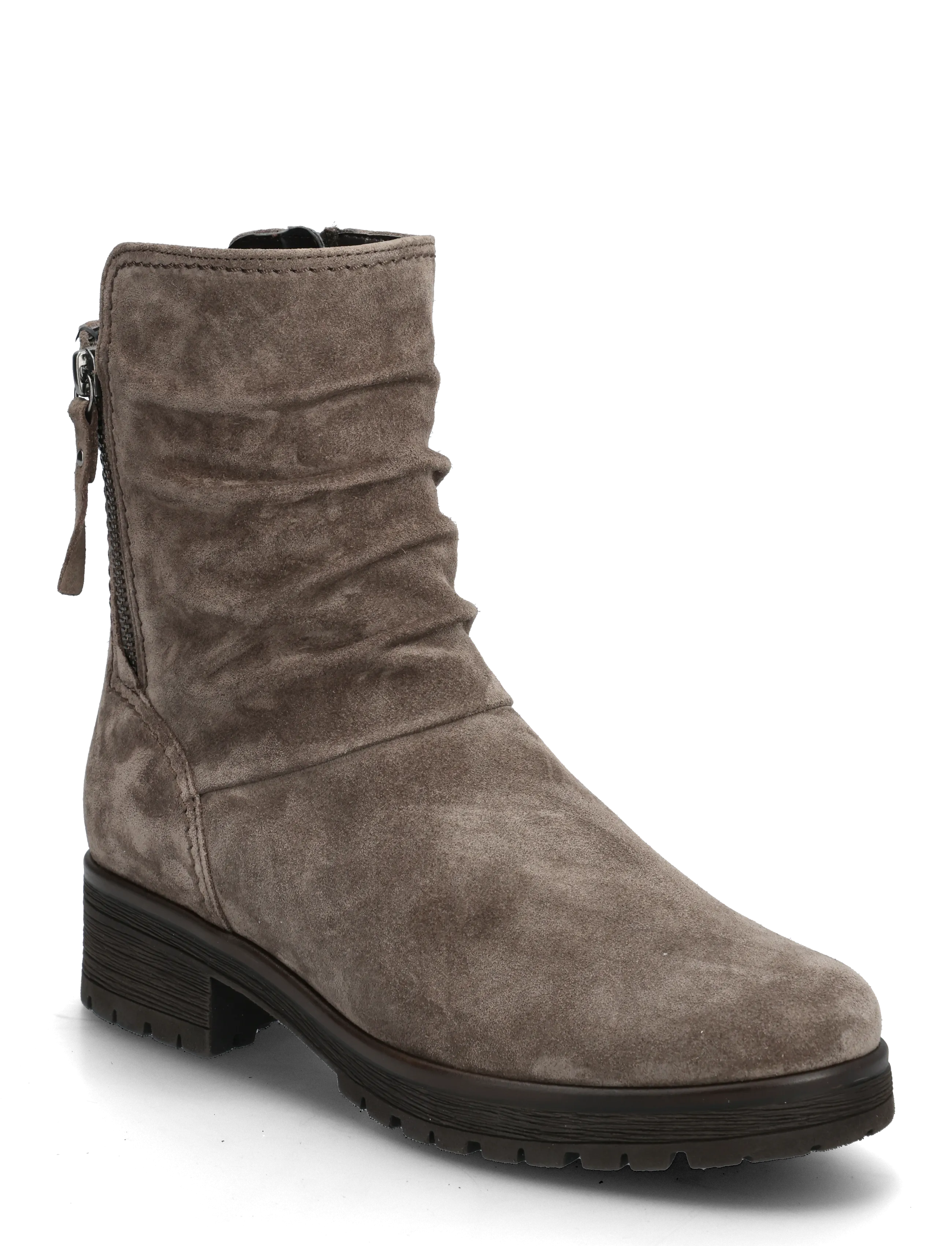 Gabor Ankle Boot, 42, Boots, Grau - Boots Flat Heel, Frauen
