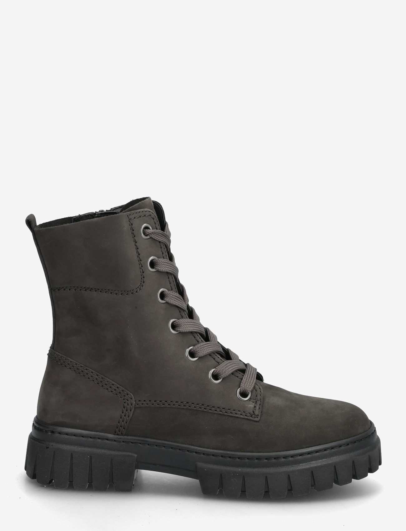 Gabor - Laced ankle boot - flache stiefeletten - dark grey - 1
