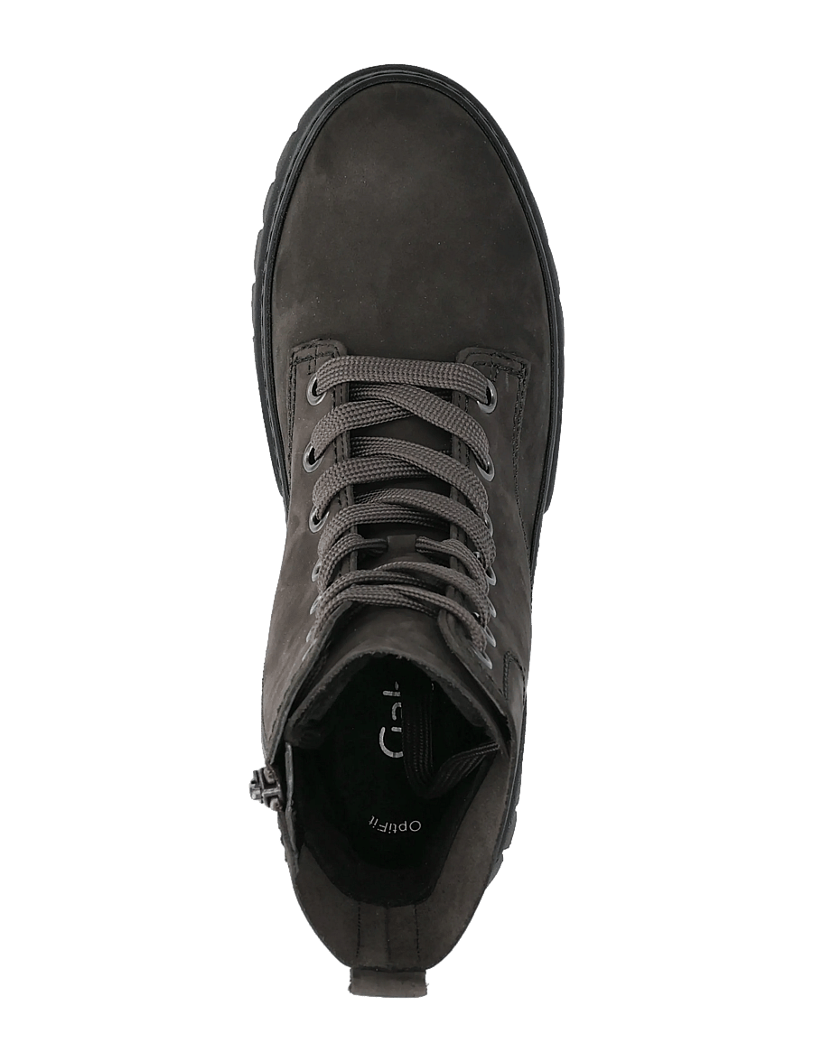 Gabor - Laced ankle boot - flache stiefeletten - dark grey - 3