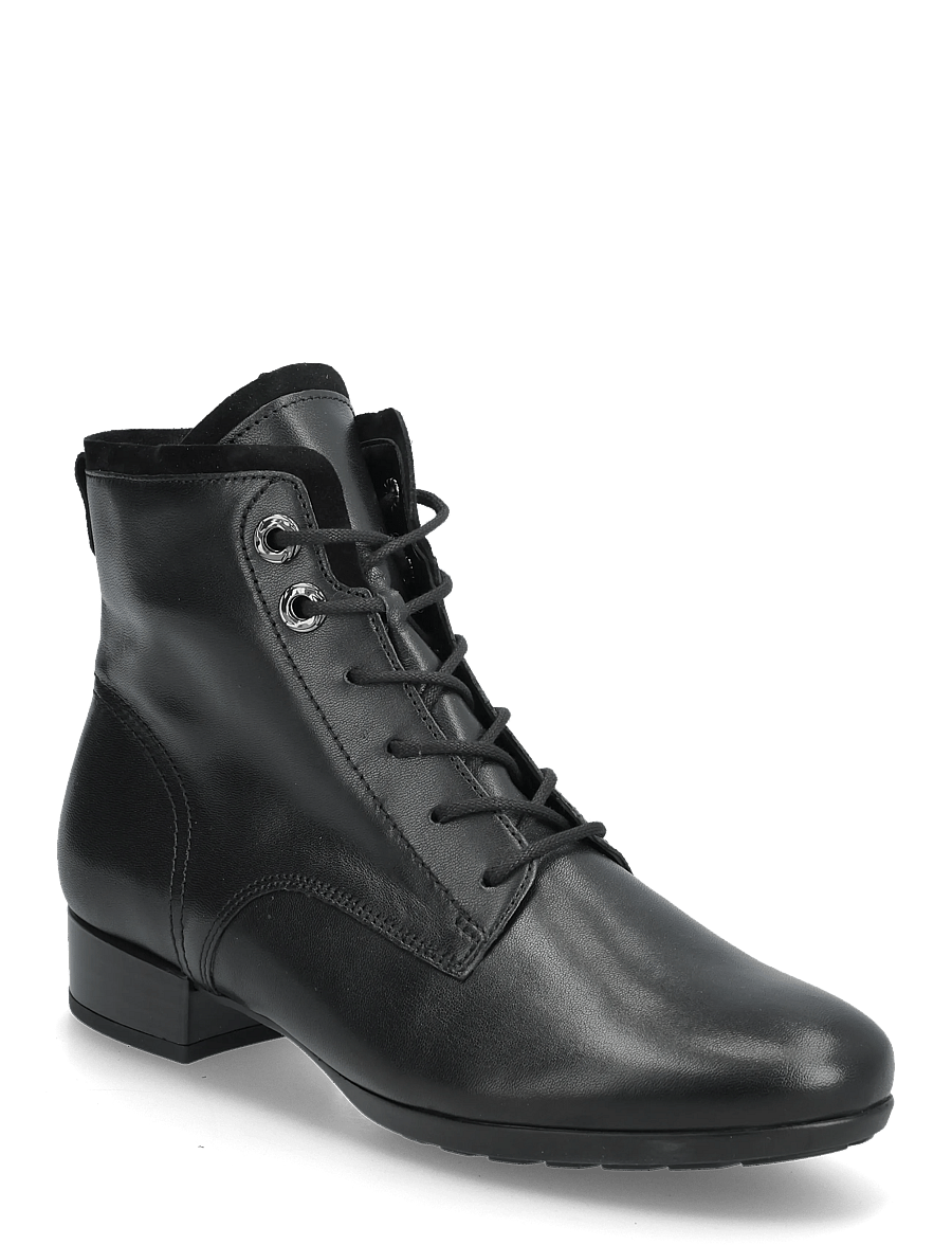 Gabor - Laced ankle boot - kontsaga poolsaapad - black - 0
