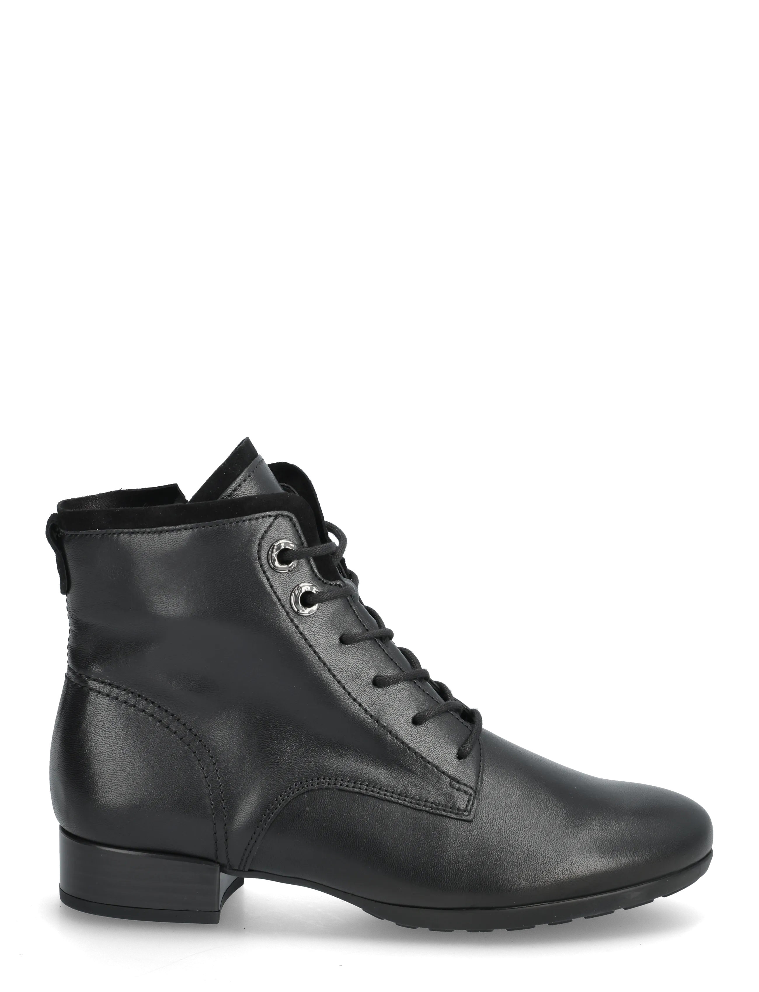 Gabor - Laced ankle boot - hohe absätze - black - 1