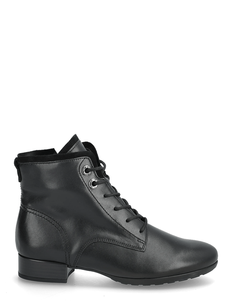 Gabor - Laced ankle boot - kontsaga poolsaapad - black - 1