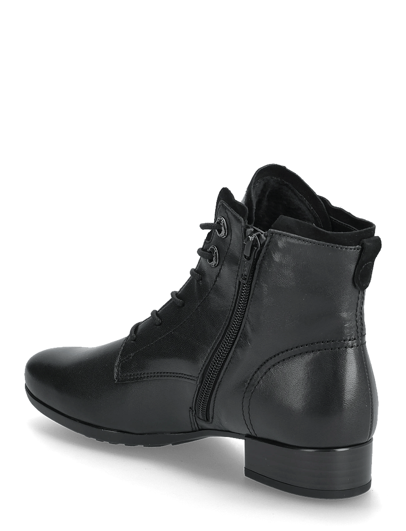 Gabor - Laced ankle boot - Öklastígvél með hæl - black - 2