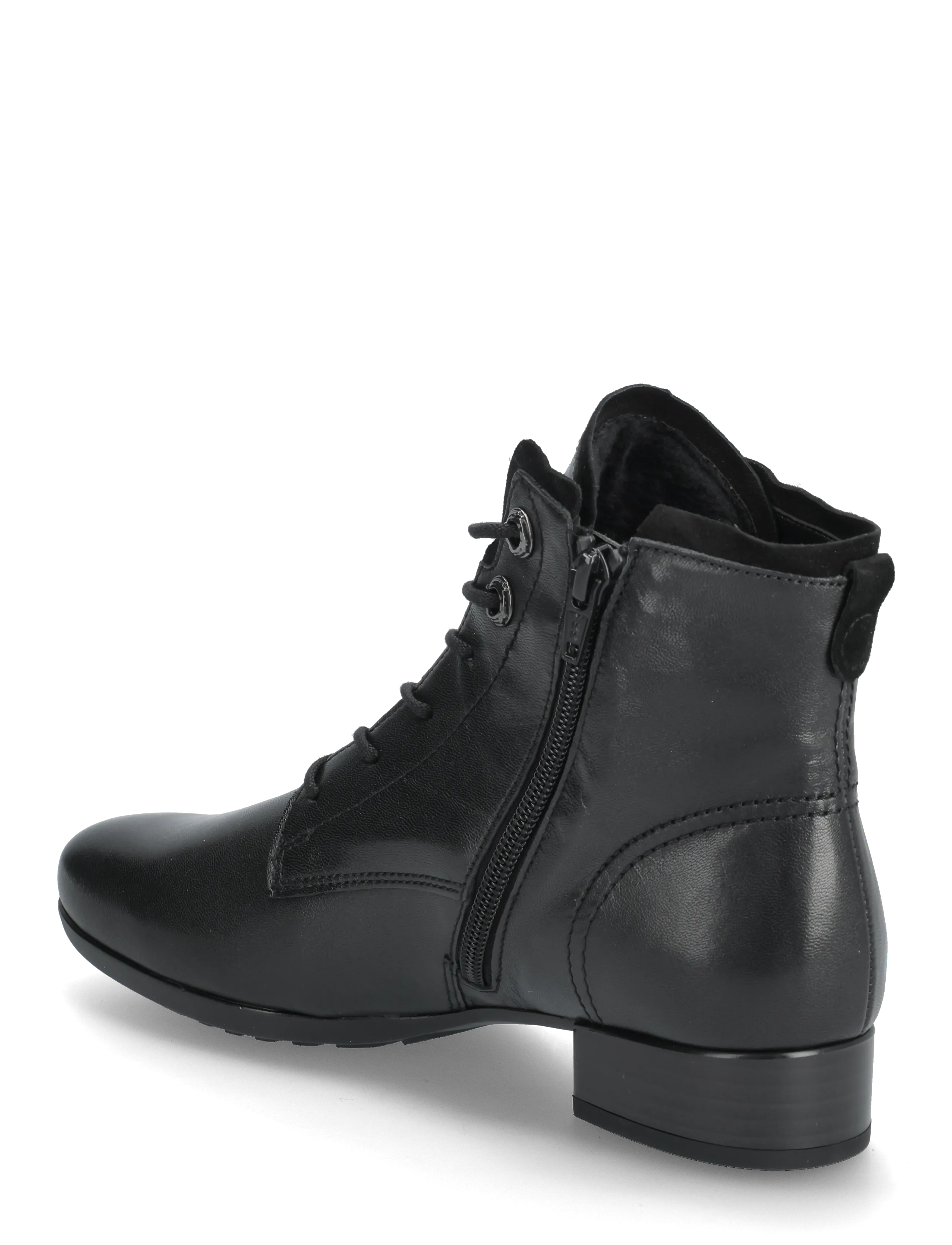 Gabor - Laced ankle boot - hohe absätze - black - 2