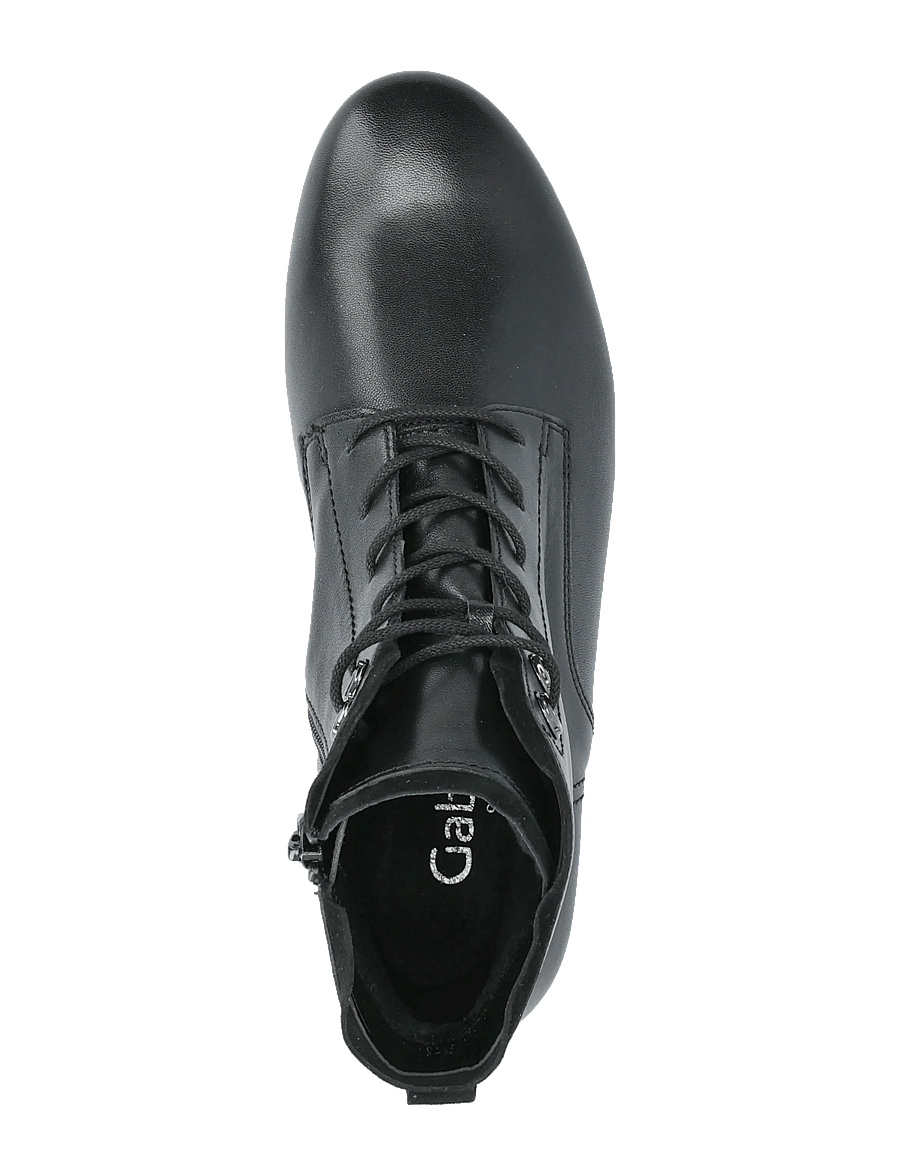 Gabor - Laced ankle boot - kontsaga poolsaapad - black - 3