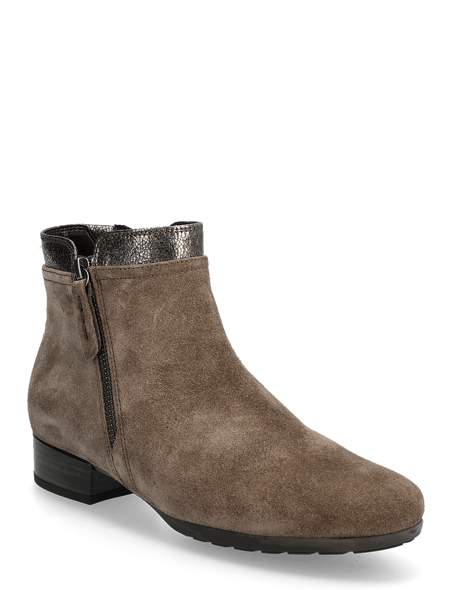 Gabor - Ankle boot - flache stiefeletten - taupe - 0
