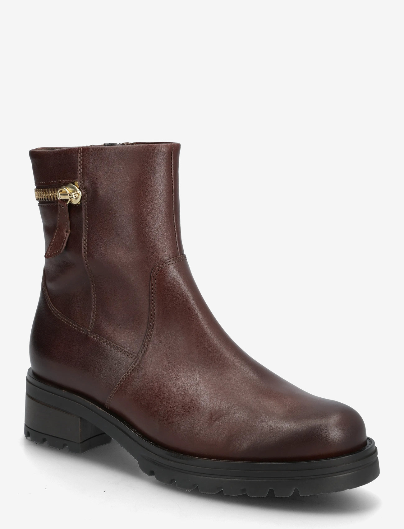 Gabor - Ankle boot - høj hæl - cognac - 0