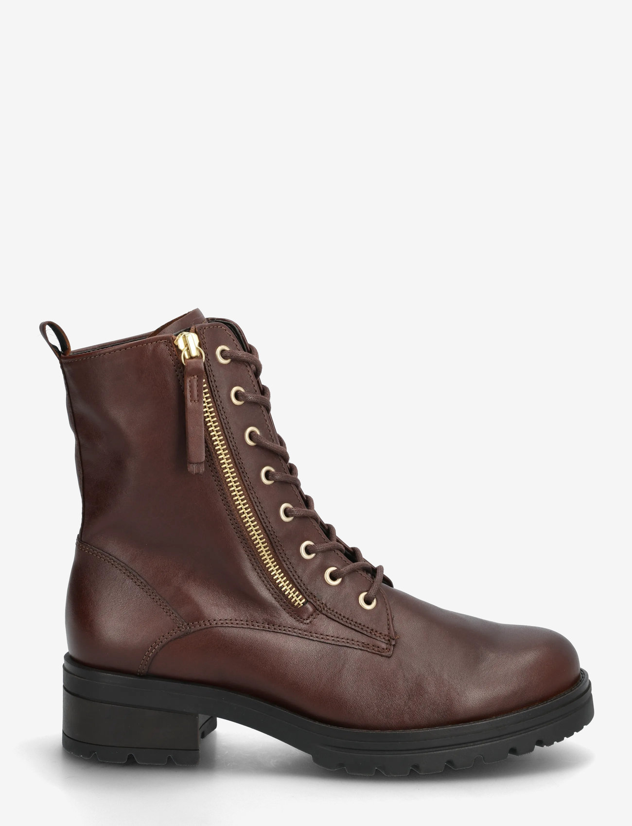 Gabor - Laced ankle boot - flache stiefeletten - cognac - 1